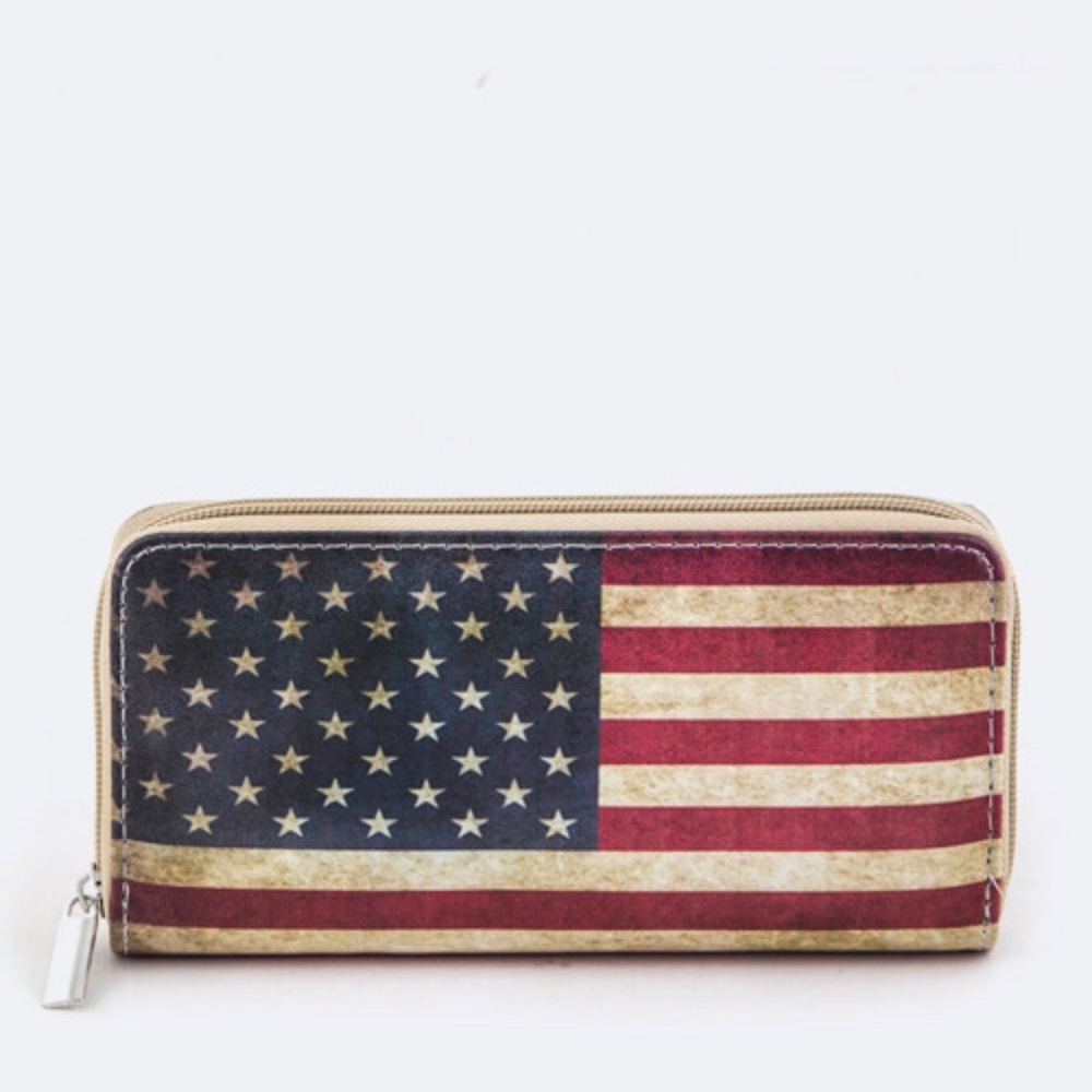 American Flag Wallet